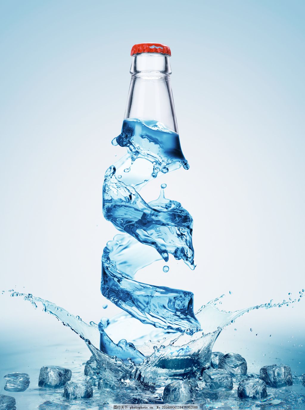 創意礦泉水廣告背景圖片軟件開發指南